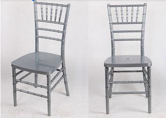 Scratch Resistant Silver Chiavari Chairs Restaurant Waterpr