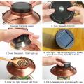 Solar Metal Waterproof Outside Wild Bird Feeders