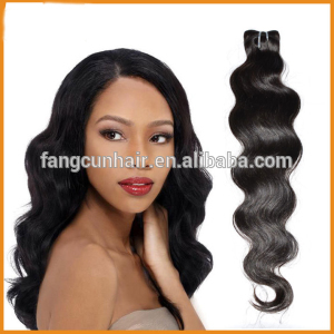 Curly human hair virgin Brazilian curly hair weft 18"