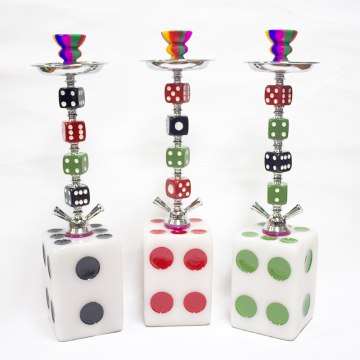 New shape hookah LED light shisha glass hookah