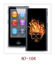 Skull Ipod Nano7 Case,pc Case Rubber Coated,mutiple Colors Available?