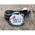 Custom 2020 Antique Silver Metal Running Medal