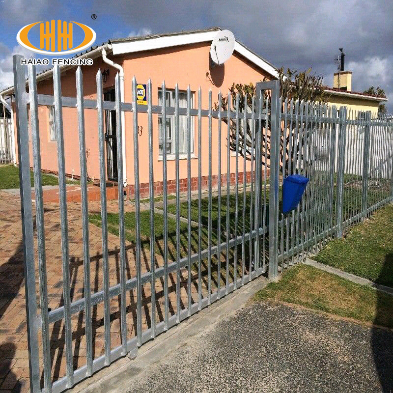 Factory supply garden security colorful palisade fence