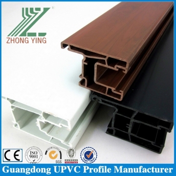 UV Upvc three rails sliding door profiles