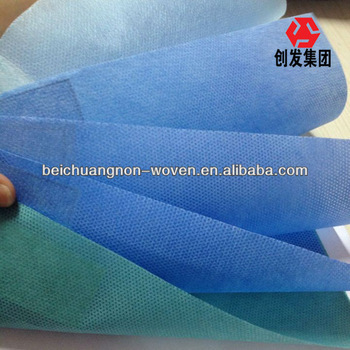10gsm-70gsm Blue non woven medical fabrics manufacturer