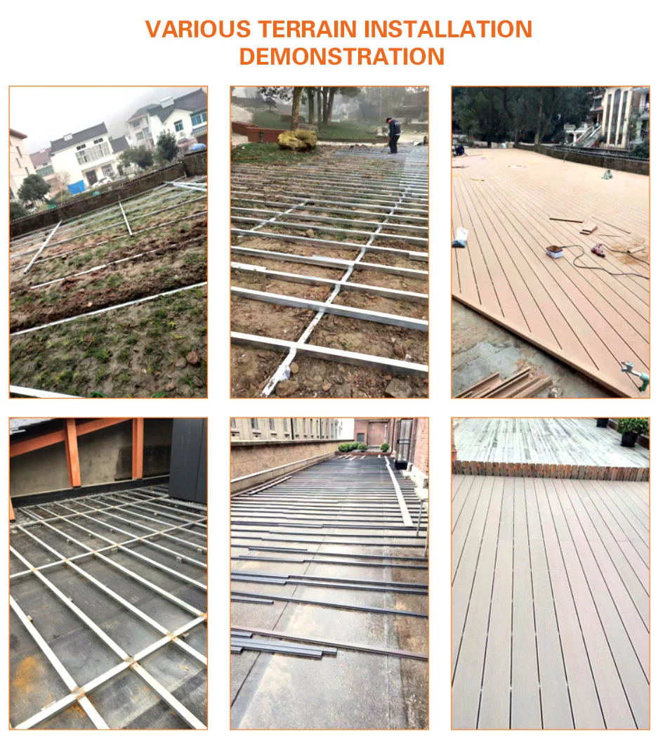 Decking Composite Co-Extrusion WPC Decking Outdoor