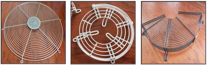 30-240 mm cooling fan guard metal finger grille grate price for radiating