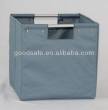 Alum single folding laundry basket
