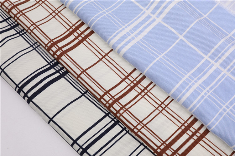 In stock soft twill textiles printing fabrics rayon print fabric for shirts