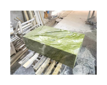 Ming Green Marble Rectangular Dining Table