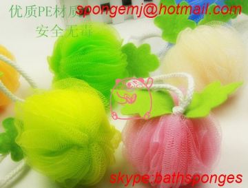 mesh sponge bath pouf disposable loofah