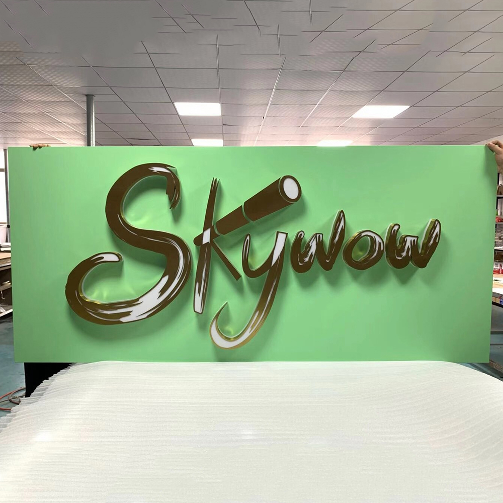 Advertising display signs factory custom made indoor/outdoor led signage