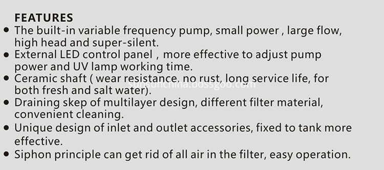 Sunsun aquarium canister external fish tank filter
