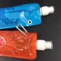 470ml collapsible flat bottom bottle shaped beverage bag