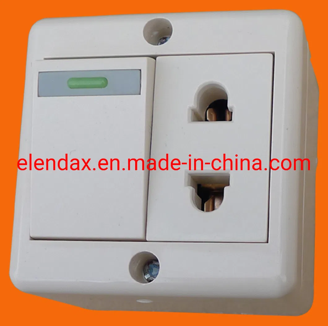 Розетка настенного выключателя для поверхностного монтажа в европейском стиле (S2019)