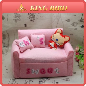 DIY sofa for child felt toys