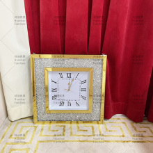 Modern High-Quality Factory Price Mirrored Wall Clocks for Home Decor