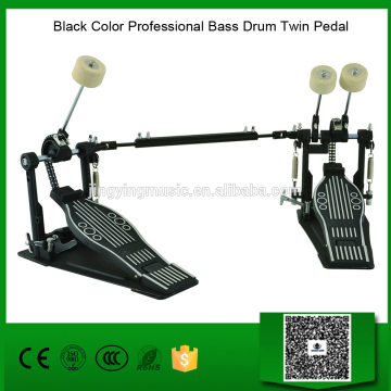 Black Color Professional Bass Drum Twin Pedal
