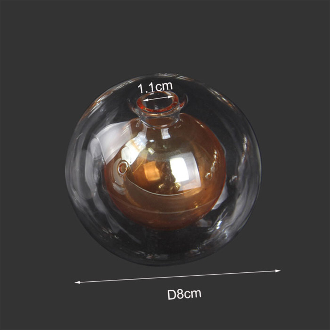 D8cm D10cm D12cm G4 Globe Glass Shade Replacement for G4 Socket Lighting Spare Parts Ball Glass Lampshade Cover Accesorry Lamp