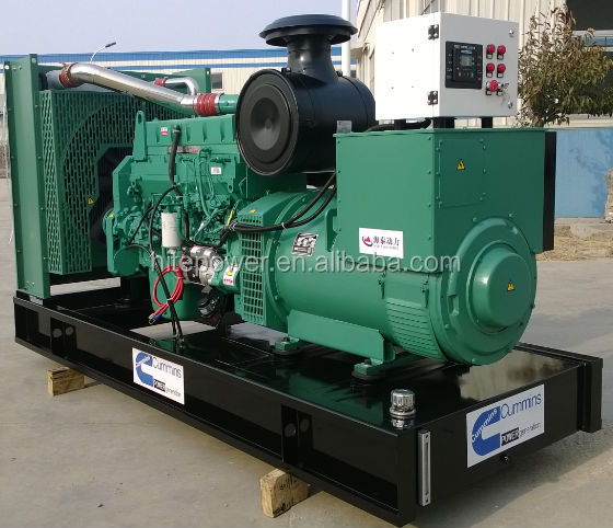 Good service 60HZ 250kw diesel generator set with cummins engine