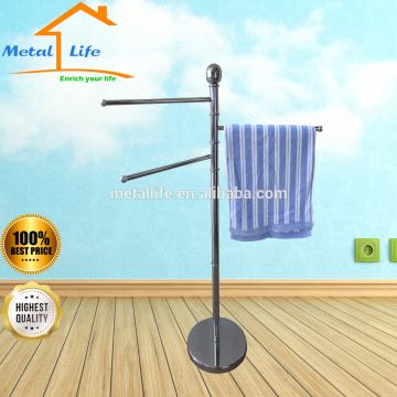 BA-4408 Taiwan chrome bathroom standing towel racks