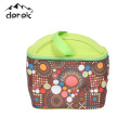 Polka dot print thermal insulation outdoor essential lunch bag