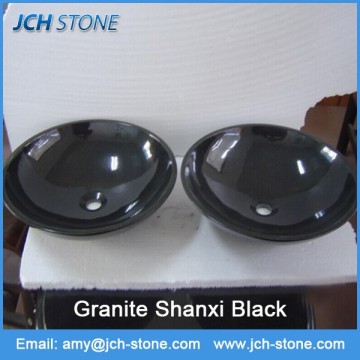 Black sanitary ware wash hand basin