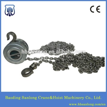hand operation Stainless Steel chain blocks 2ton