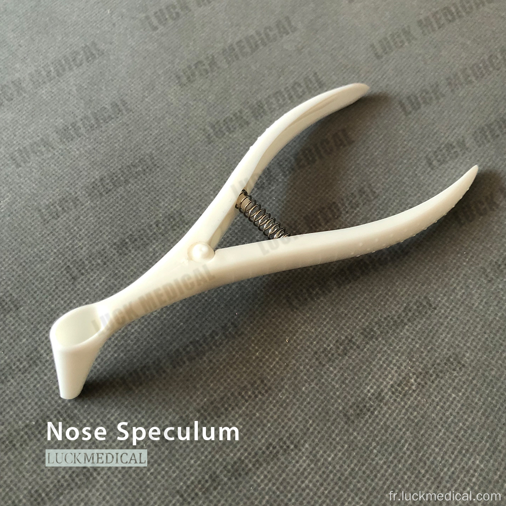 Speculum nasal en plastique jetable