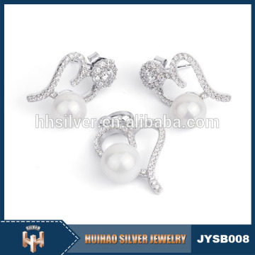 Conjunto de plata de ley 925,Conjunto de perlas 925,925 perla