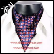 Wholesale Fashion Silk Printed Ascot Tie Mens Cravat