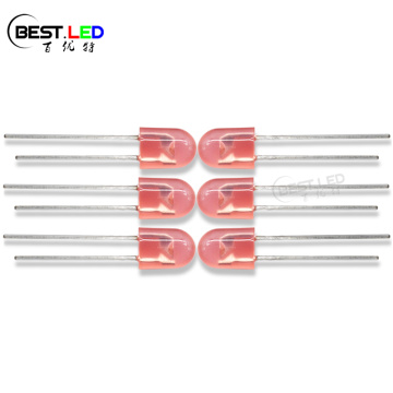 Ultra bright 5mm Red Oval LED without Stopper
