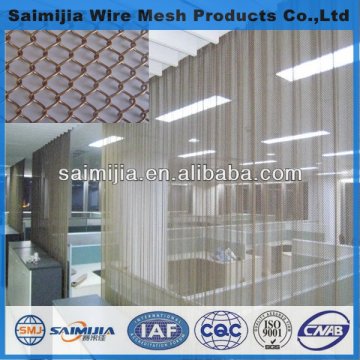 metal mesh fabric drapery curtain/metal mesh curtain fabric/metal wire mesh curtain