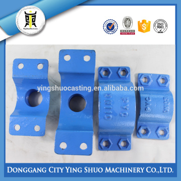 CUSTOM CAST IRON SADDLE CLAMP, PIPE SADDLE CLAMP