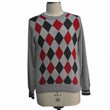 Men's sweaters, made of lambswool