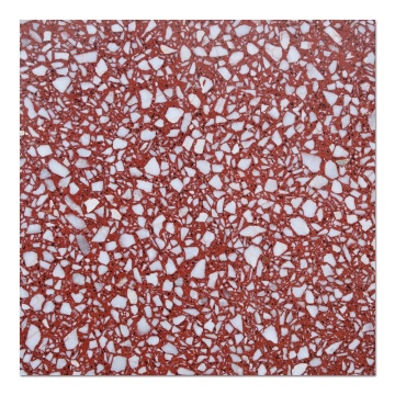 Polished Red Terrazzo Tiles Price for Samistone Terrazzo Block Flooring