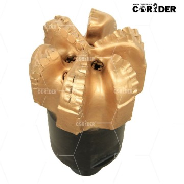 Diamond PDC rock bit/PDC drill bit with 6 blades/rock drilling bit