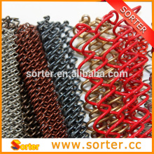 Colorful decorative hanging metal mesh curtains