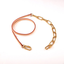 Vachetta Leather Crossbody Strap Chain for Phone Box