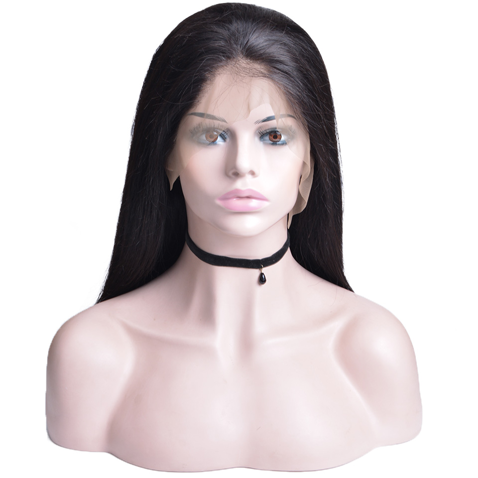 The Original Quality Products Brazilian Virgin Human Hair Lace Front Wigs Straight Human Lace Wig