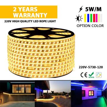 5730 High quality LED strip lights rope light