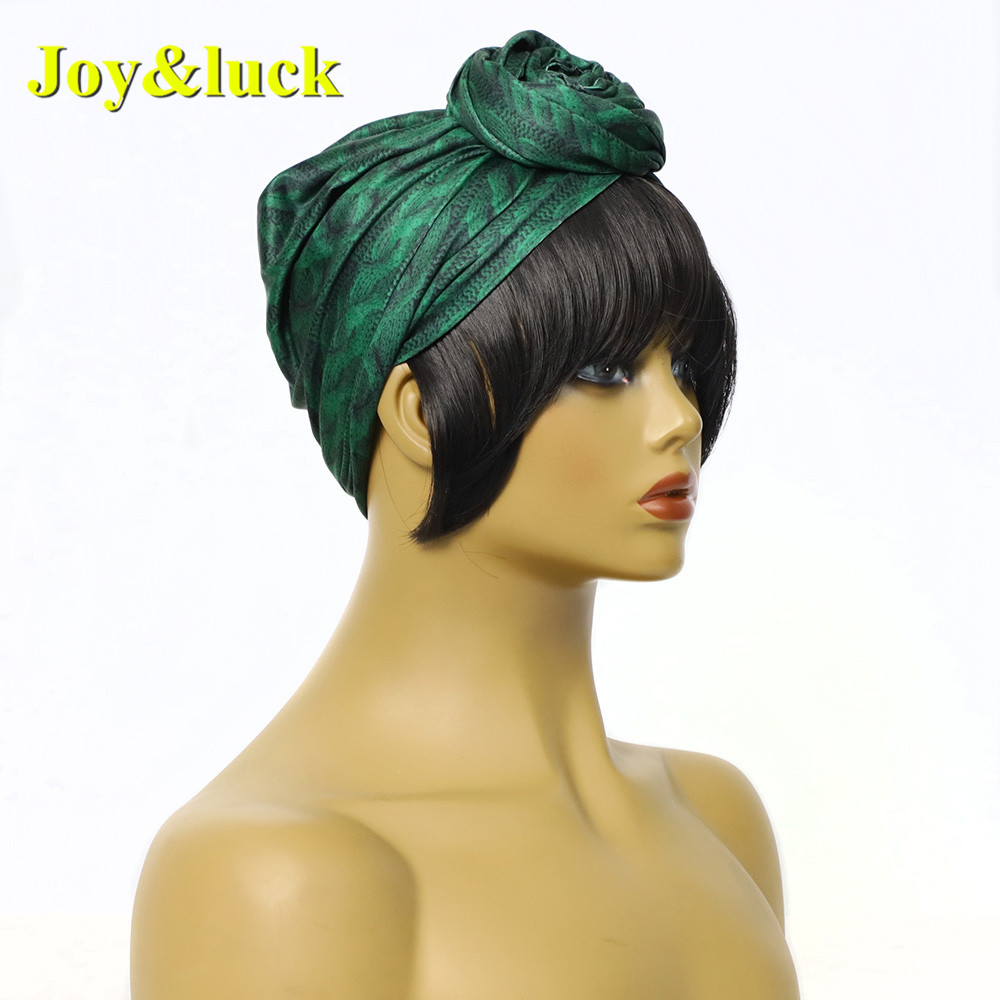Wholesale Ladies African Wave Hairband Orange Yellow Hairband Natural Wavy Headband Wigs for Black Women Synthetic Hair Wigs