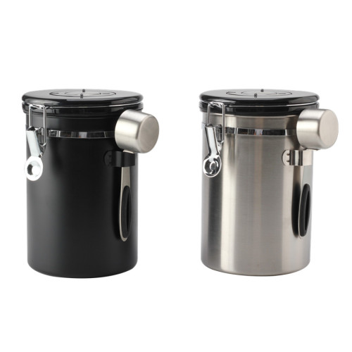 Airtight Coffee Canister Built-in CO2 Gas Vent Valve