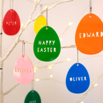 Decorative Hanging Acrylic Easter Eggs