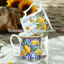 12OZ Elegant New Bone China Ceramic Big Mug