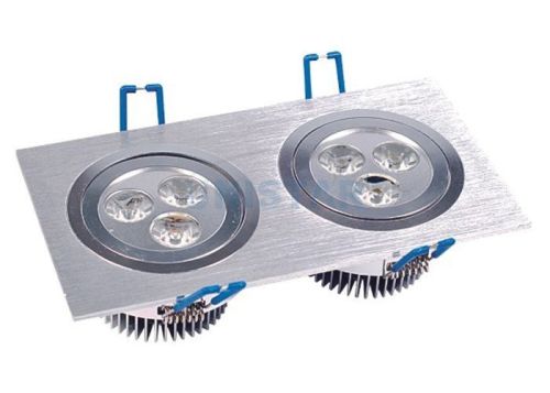 6w Led Square Downlights, Warm White / Cool White Recessed Led Downlight For Indoor Lighting