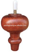 Cone Shape Eucalyptus Solid Wood Furniture feet