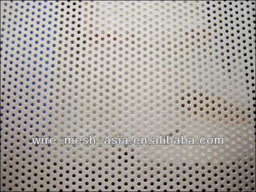 Perforated sheet used in air fitter