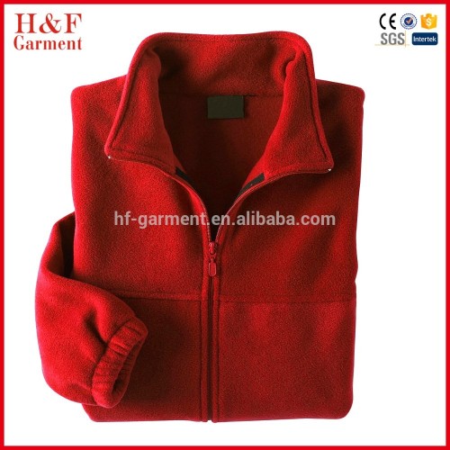 Wind runner hoody fleece jacket wind stopper for man Red