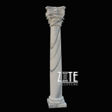 Fine Workmanship stone gate pillars